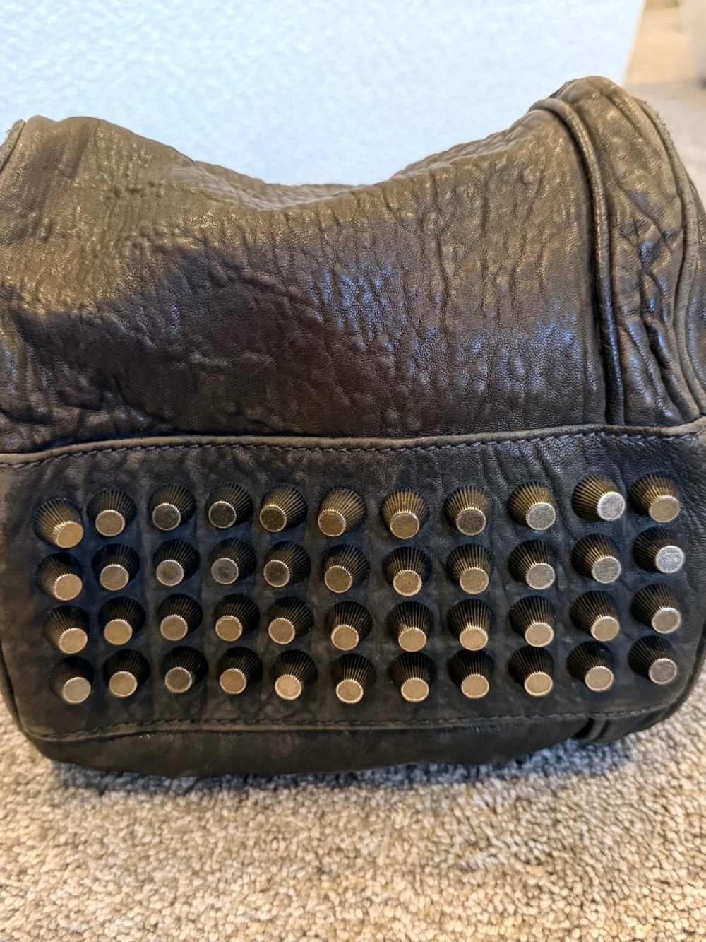 Alexander Wang Slate grey mini top handle bag